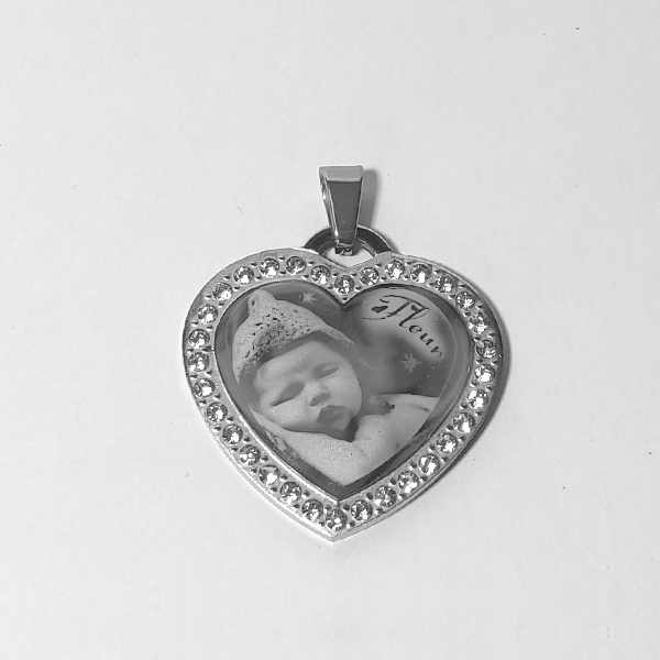 Cœur Strass - Pendentif – Image 2