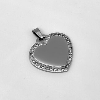 Cœur Strass - Pendentif
